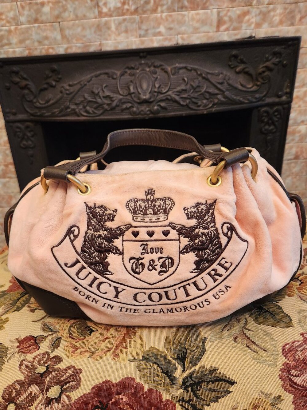 Juicy Couture fluffy bag vintage Y2K RARE pink